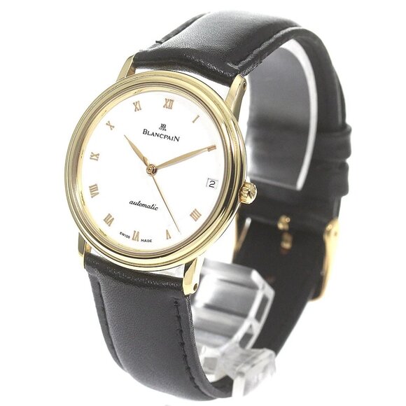 Blancpain Villeret K18YG date white Dial Automatic Men's Watch_791160